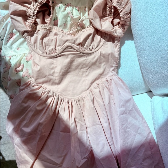 Babyboo Pink Floral Dress - Picture 2 of 4